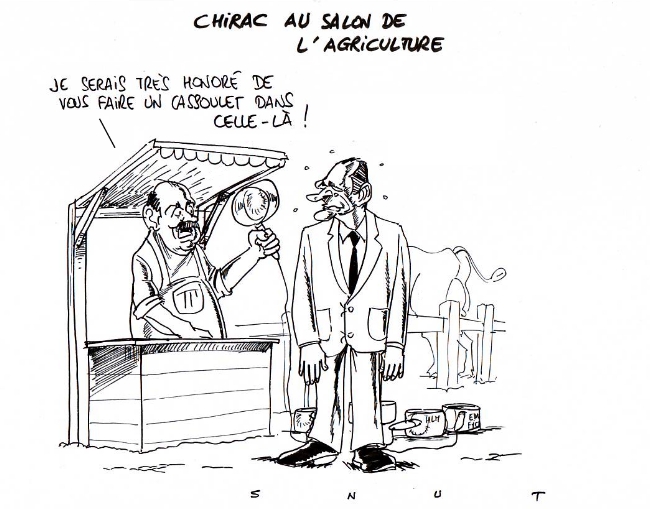 Chirac et le Cassoulet