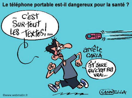 Les dangers du portable pour les Sarkozy!
